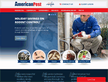 Tablet Screenshot of americanpest.net